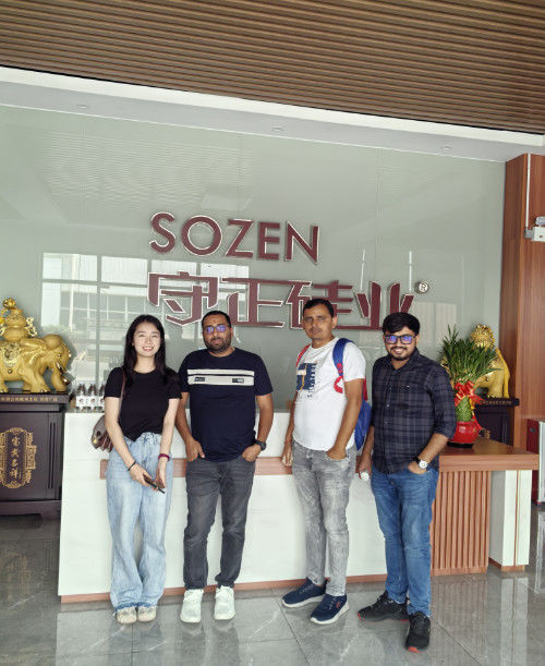 Son şirket çözümleri hakkında Hintli müşteriler sipariş vermek için fabrikayı ziyaret edebilirler.