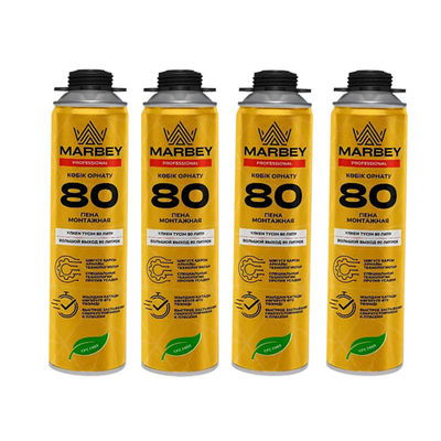 Alev doldurma spreyi poliüretan köpük mühürleyici 750 ml 500 ml İnşaat için