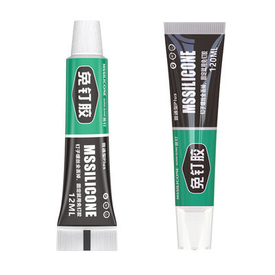 İyi bir fiyat. MS Şeffaf Her Şeye Gücü Yeten Tırnak Serbest Yapıştırıcı Duvar Kelepçeleri Kapılar Pencereler Özel çevrimiçi