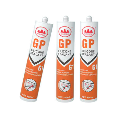 Gp Strong Adhesion Clear Weather Resistant Silicone Sealant Quickdrying Adhesive