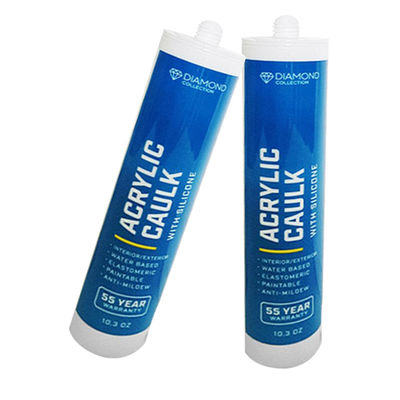 300ml Beyaz Boyalı Akrilik Sızdırıcı Pencereler ve Kapılar için Yüksek Yapışkanlık