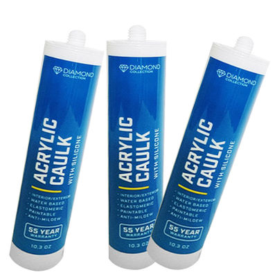Yüksek Kaliteli 300ml Akrilik Sızdırmaz Suda Erimiş Silikon Düşük Kokulu Yapıştırıcı
