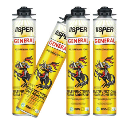 750ml Yangına Dayanıklı Bej Beyaz Poliüretan Köpük Dolgu Kapı Pencere Sızdırmazlık